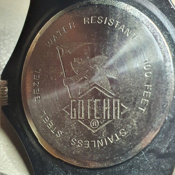 Vtg 1990 Gotcha Purple/Black Diver Style Women's Watch - Picture 5 of 5